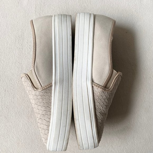 Tan Platform Flats - Picture 3 of 5